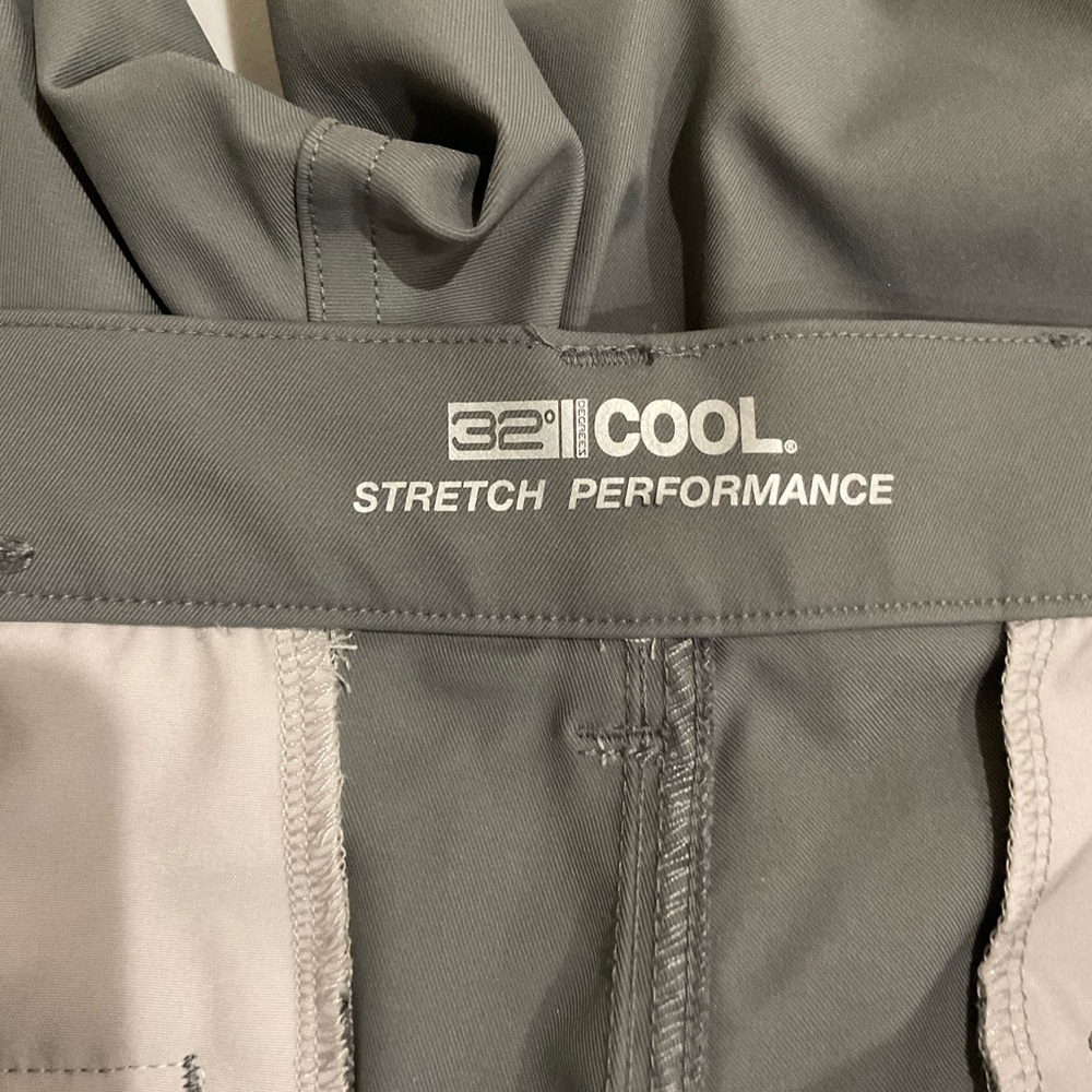32 Degrees Cool Stretch Pants Performance Straight Leg Grey Men’s Size 36 x 32 - Picture 9 of 11